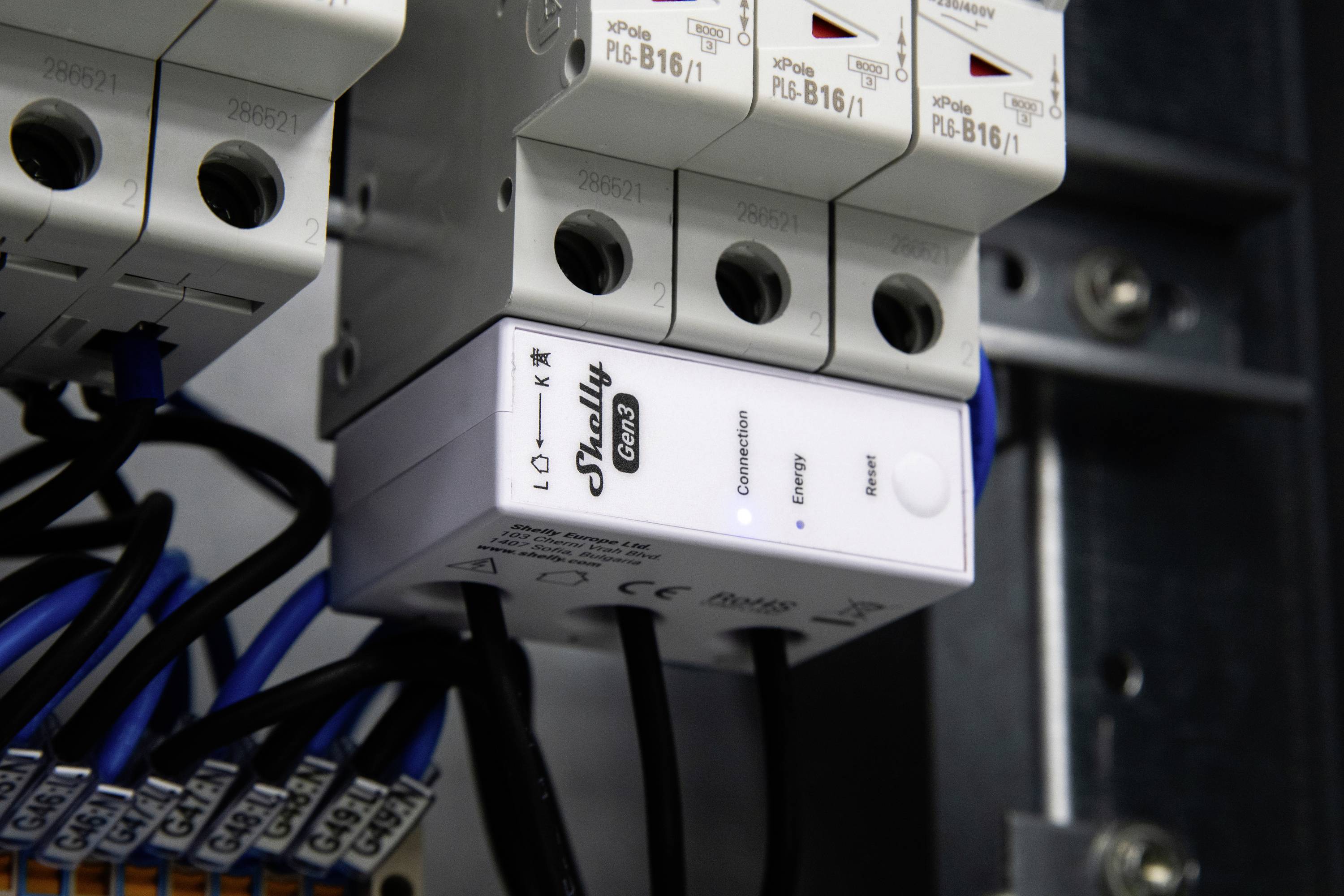 Shelly 3EM-63T Gen3 Compteur d'énergie