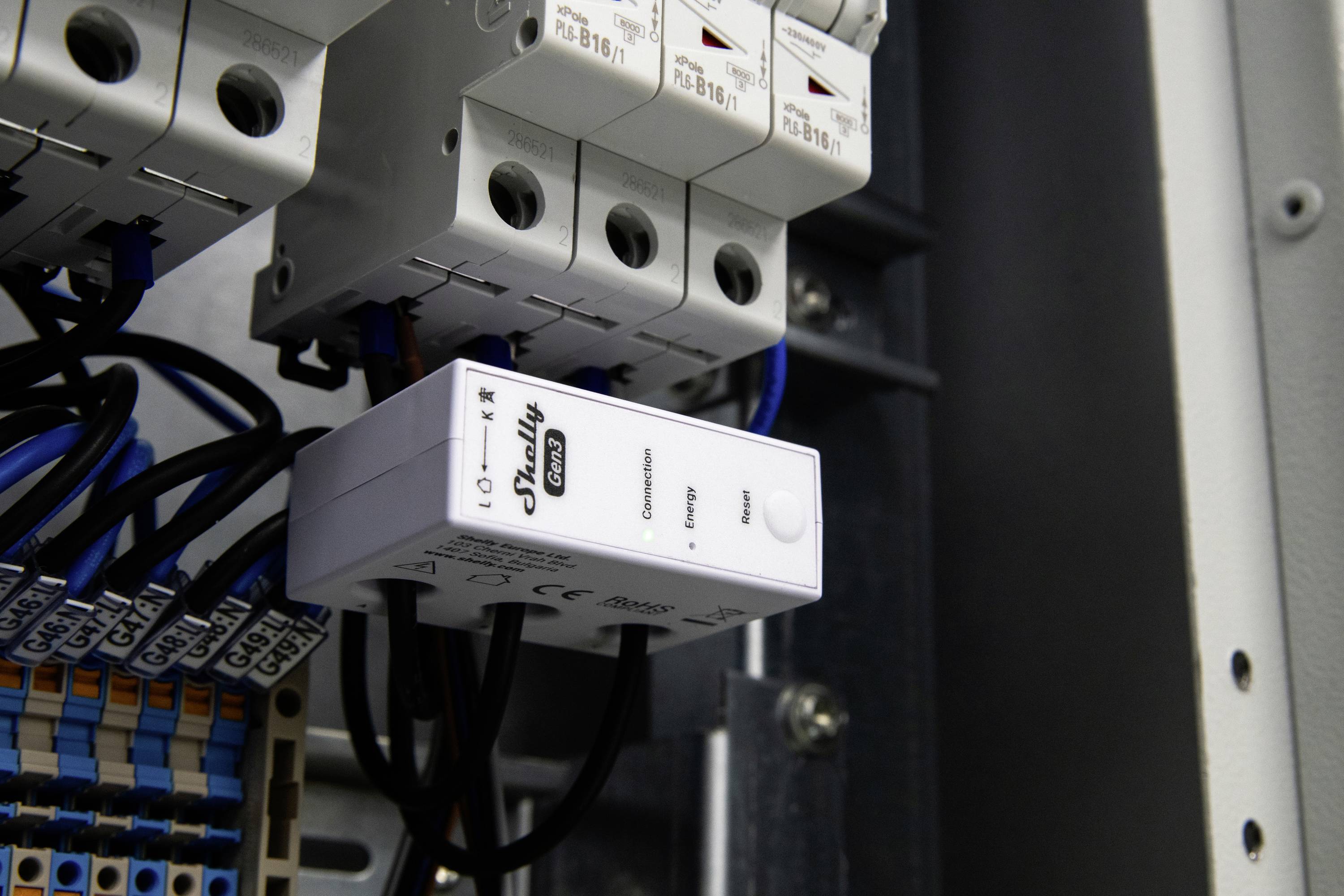 Shelly 3EM-63W Gen3 Compteur de courant