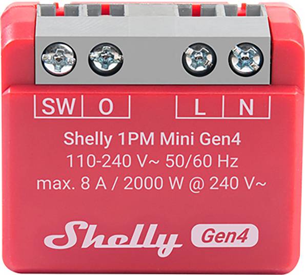 Shelly 1PM Mini Gen4 Commutateur sans fil