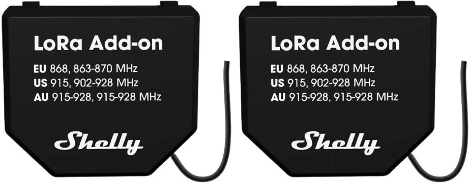 Shelly LoRa Add-on 2x Commutateur sans fil