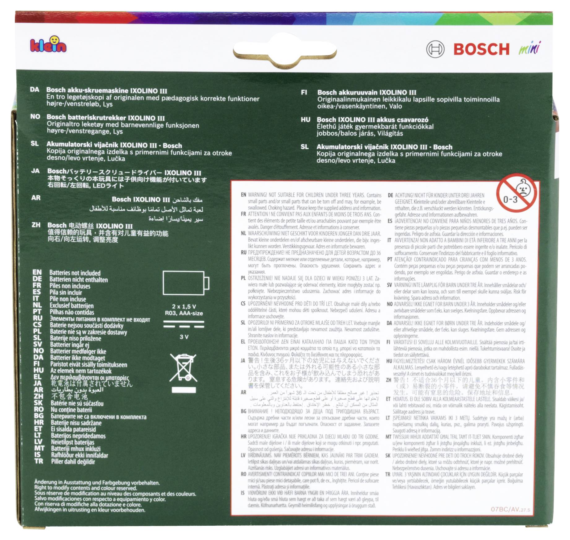 Theo Klein 8031 Bosch Visseuse sans fil Ixolino 7