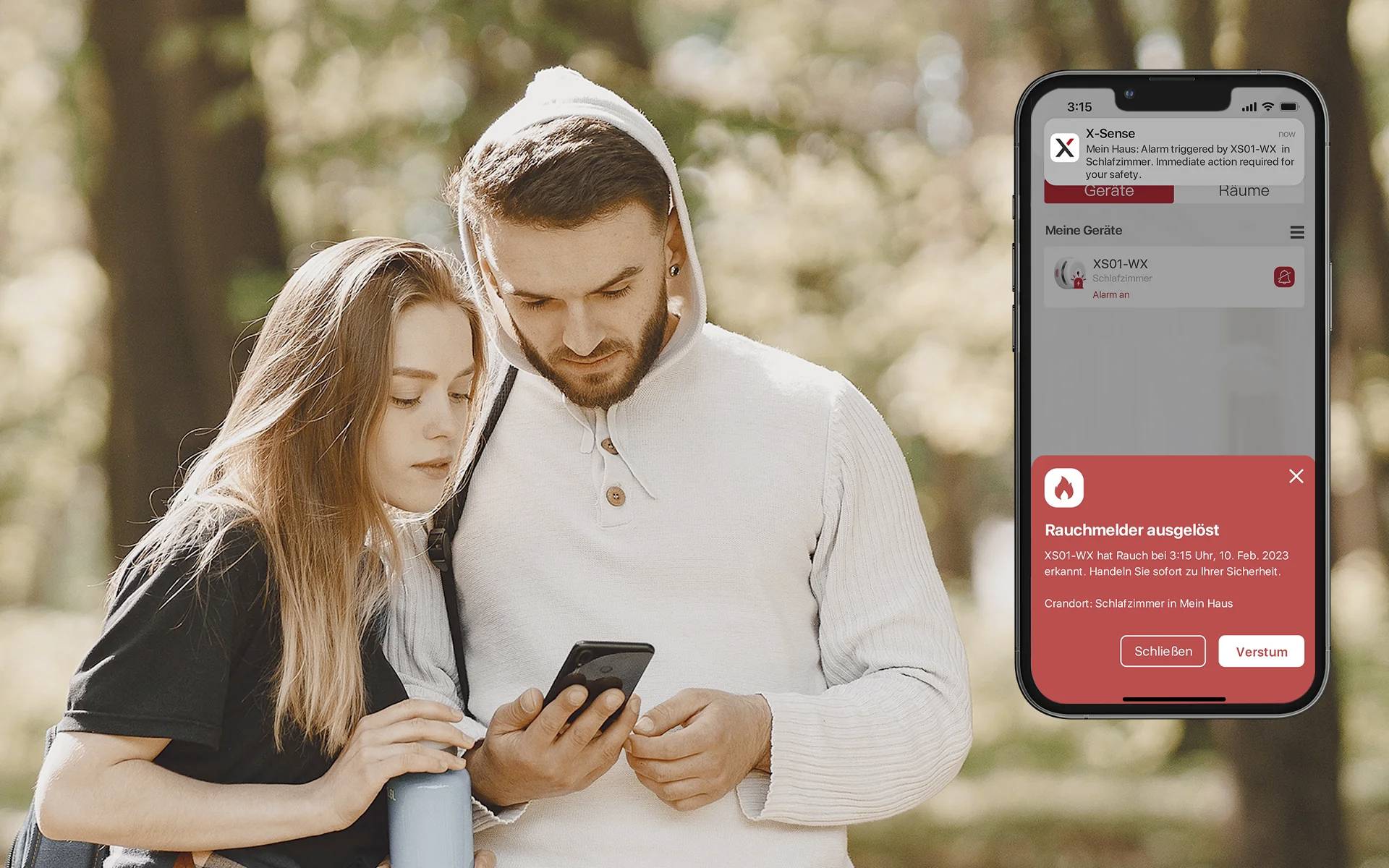 X-Sense XS01-WX Détecteur de fumée (l x H x P) 78 x 48 x 78 mm 10 pc(s) 10 pc(s)