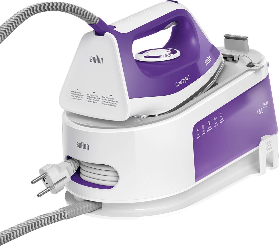 Braun IS 1014 VI 0128802001 Centrale vapeur 2200 W blanc, lilas