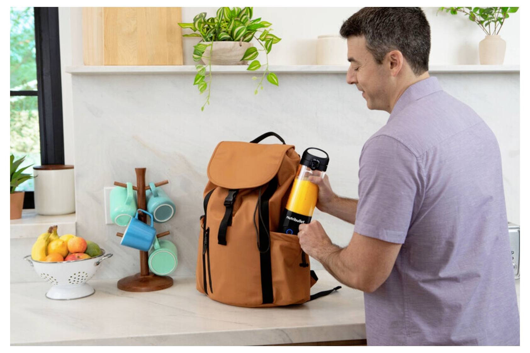 NUTRiBULLET NBP003NBL Appareil à smoothie bleu