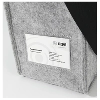 Sigel Sacoche Desk Sharing Bag Classic M Feutre synthétique gris clair (l x H x P) 36 x 28 x 15 cm Dimension maximale: 39,1 cm Sigel Sacoche Desk Sharing Bag Classic M Feutre synthétique gris clair (l x H x P) 36 x 28 x 15 cm Dimension maximale: 39,1 cm