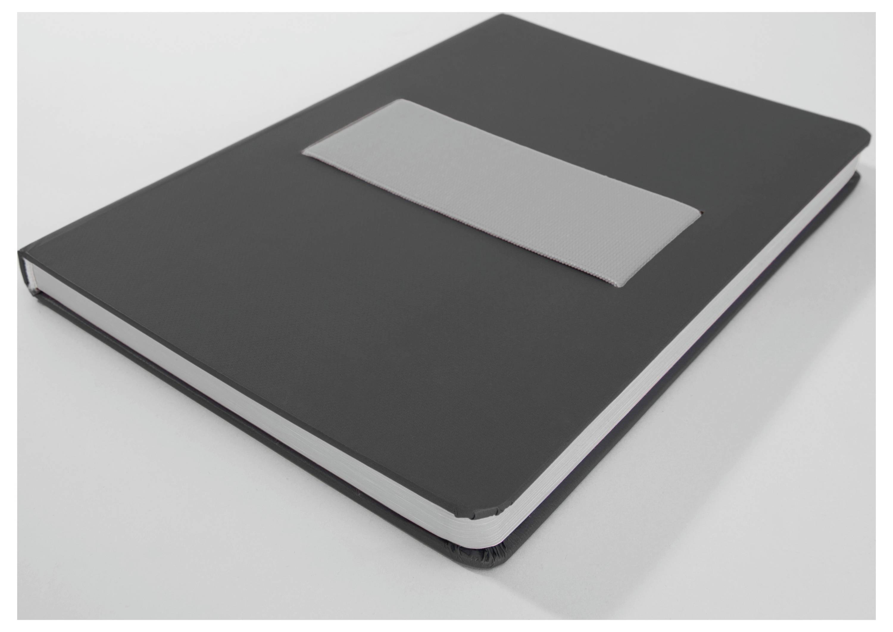 Sigel LS206 Cahier Linescape Hardcover DIN A5 quadrillé gris foncé, gris clair Nombre de pages: 88