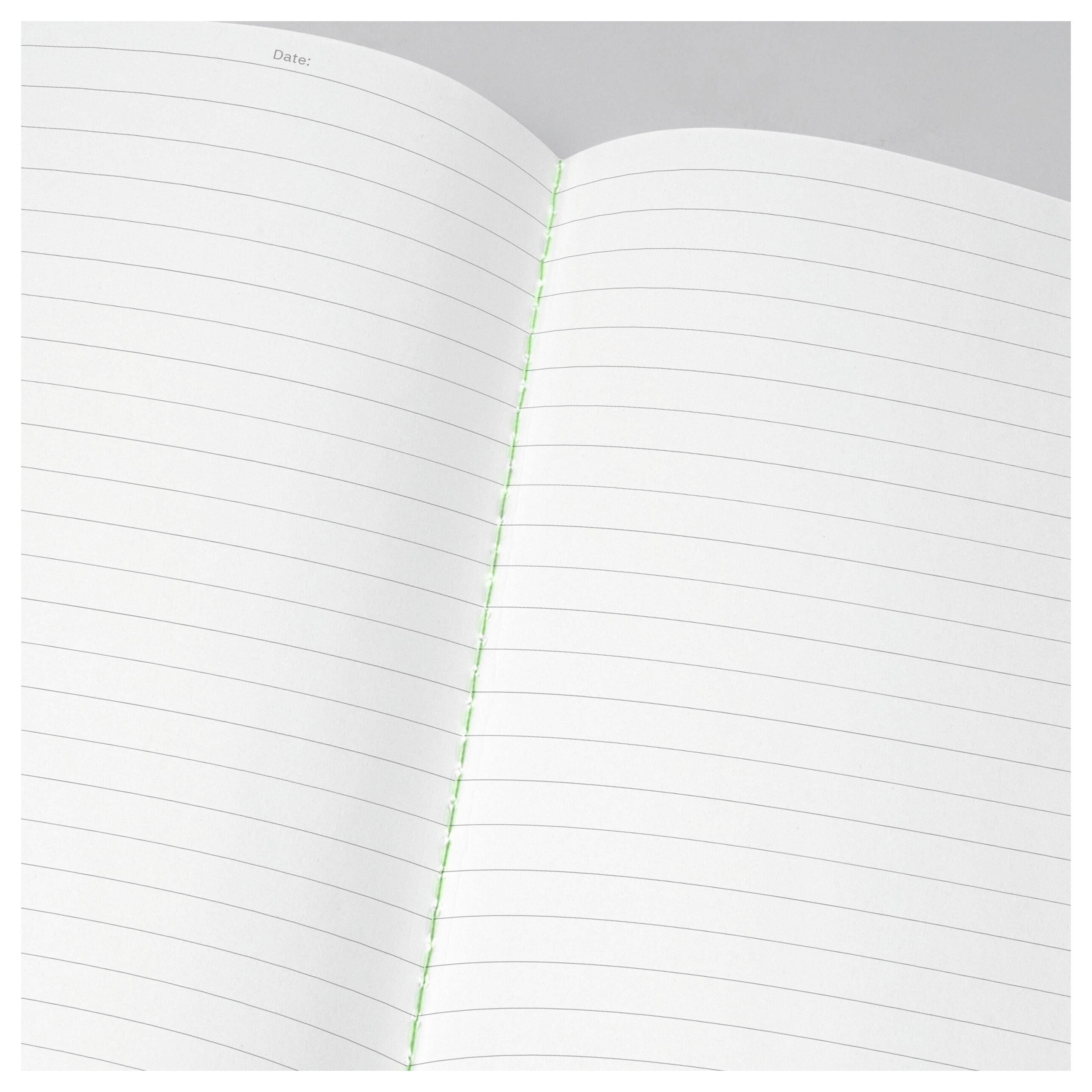 Sigel LS301 Carnet de notes Linescape Softcover 2 pc(s) DIN A5 ligné gris clair, vert fluorescent Nombre de pages: 34