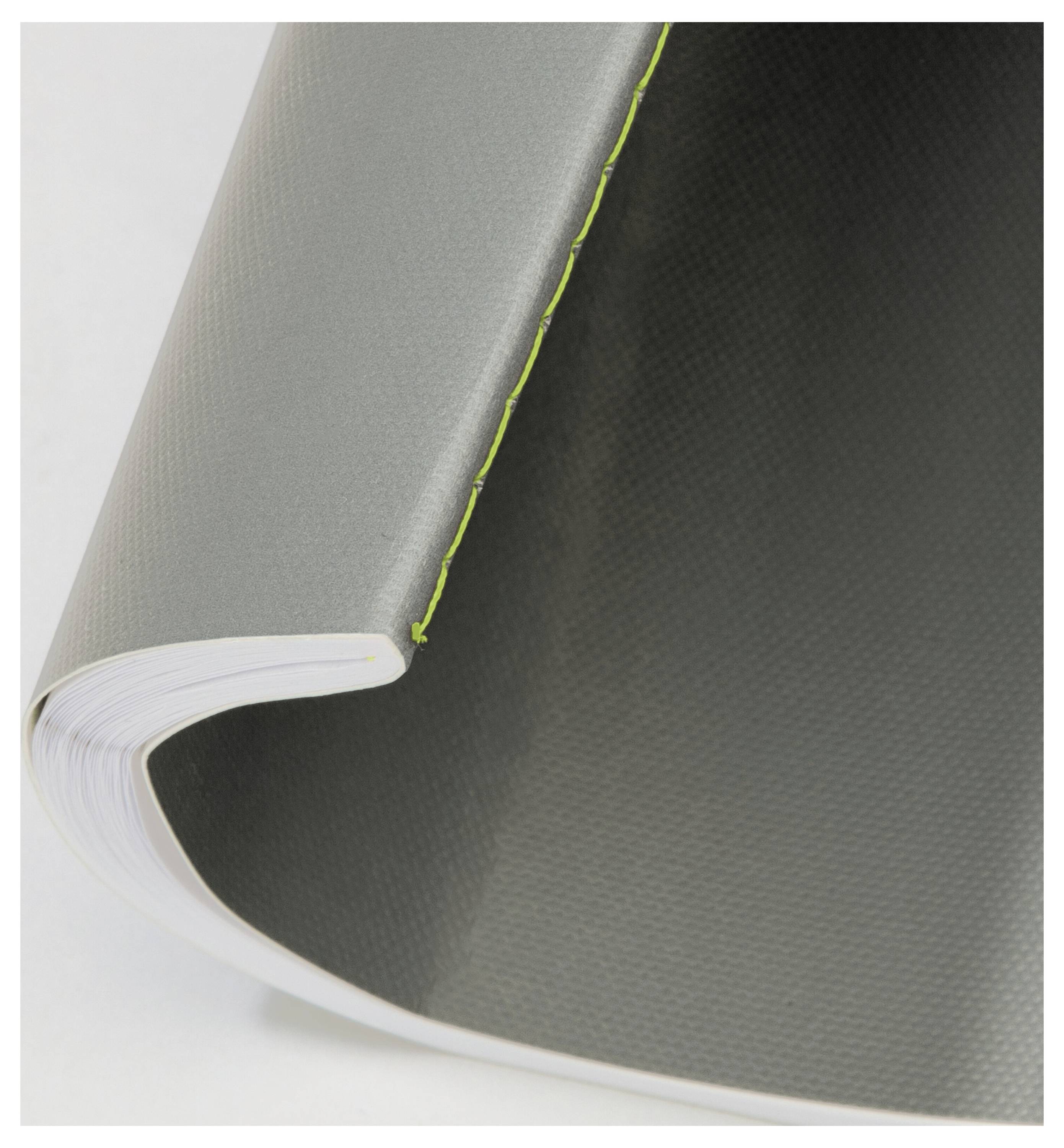 Sigel LS301 Carnet de notes Linescape Softcover 2 pc(s) DIN A5 ligné gris clair, vert fluorescent Nombre de pages: 34