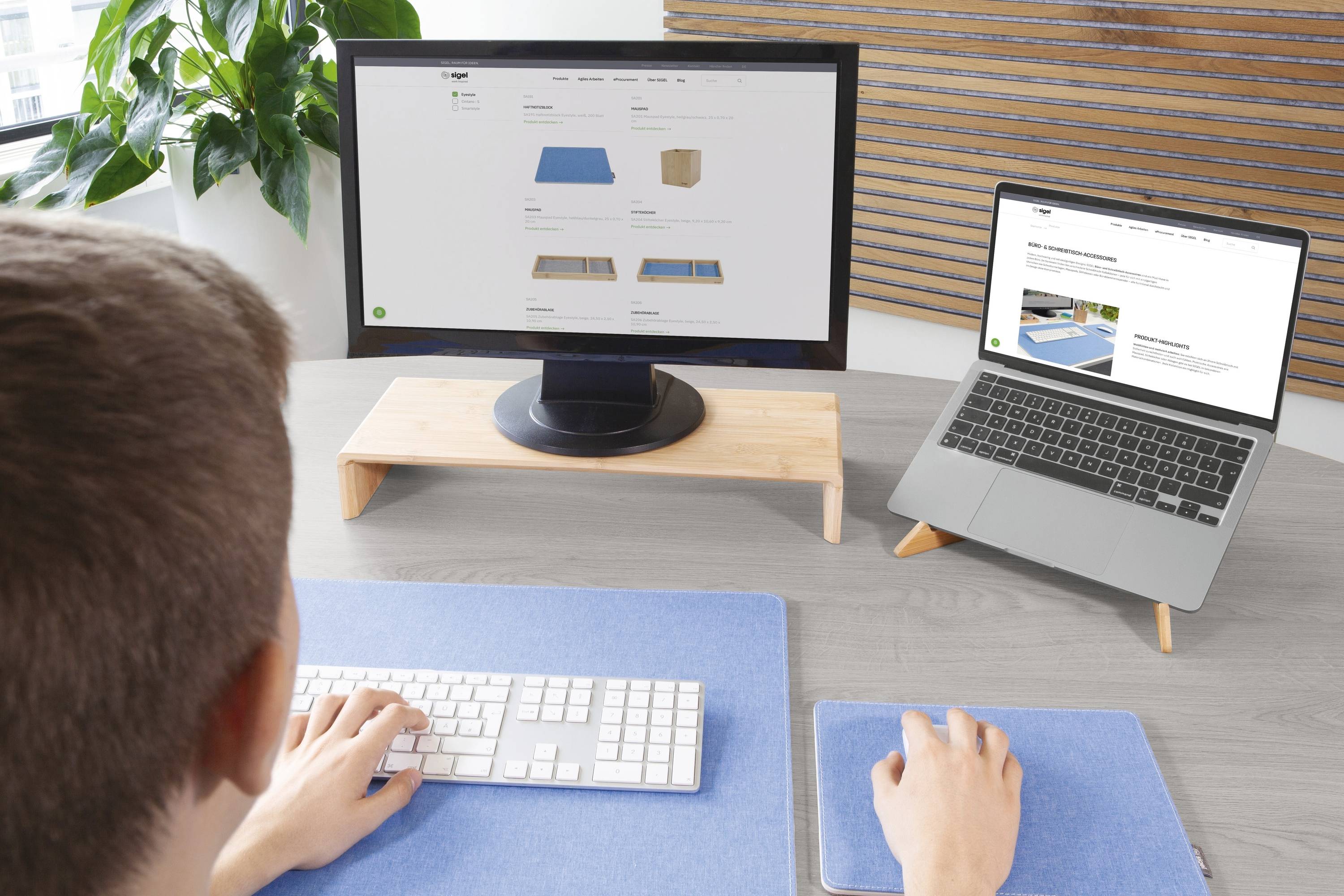 Sigel Eyestyle Eyestyle Support pour PC portable43,2 cm (17")beige