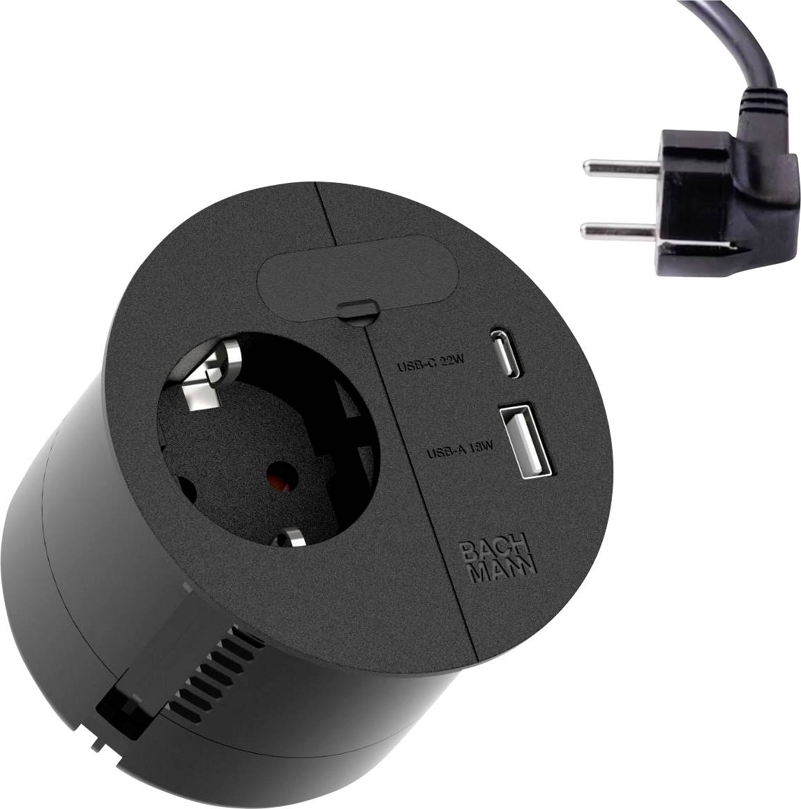 Bachmann 938.201 Multiprise de table noir