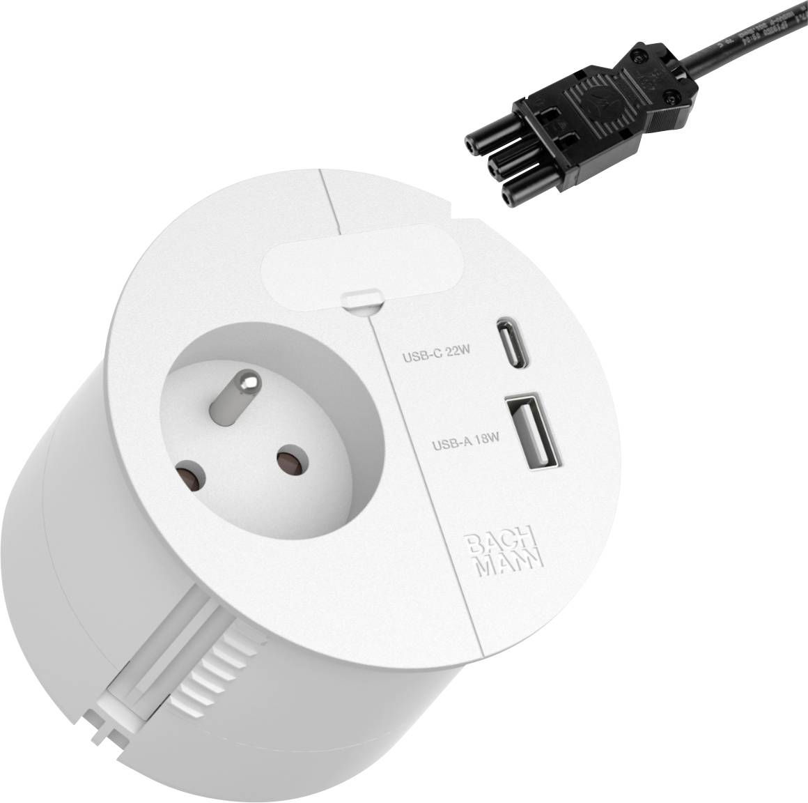 Bachmann 938.304 Multiprise de table blanc