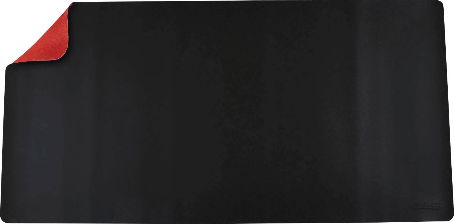 Deflecto DM12060BR Sous-main noir, rouge (l x H) 1200 mm x 600 mm
