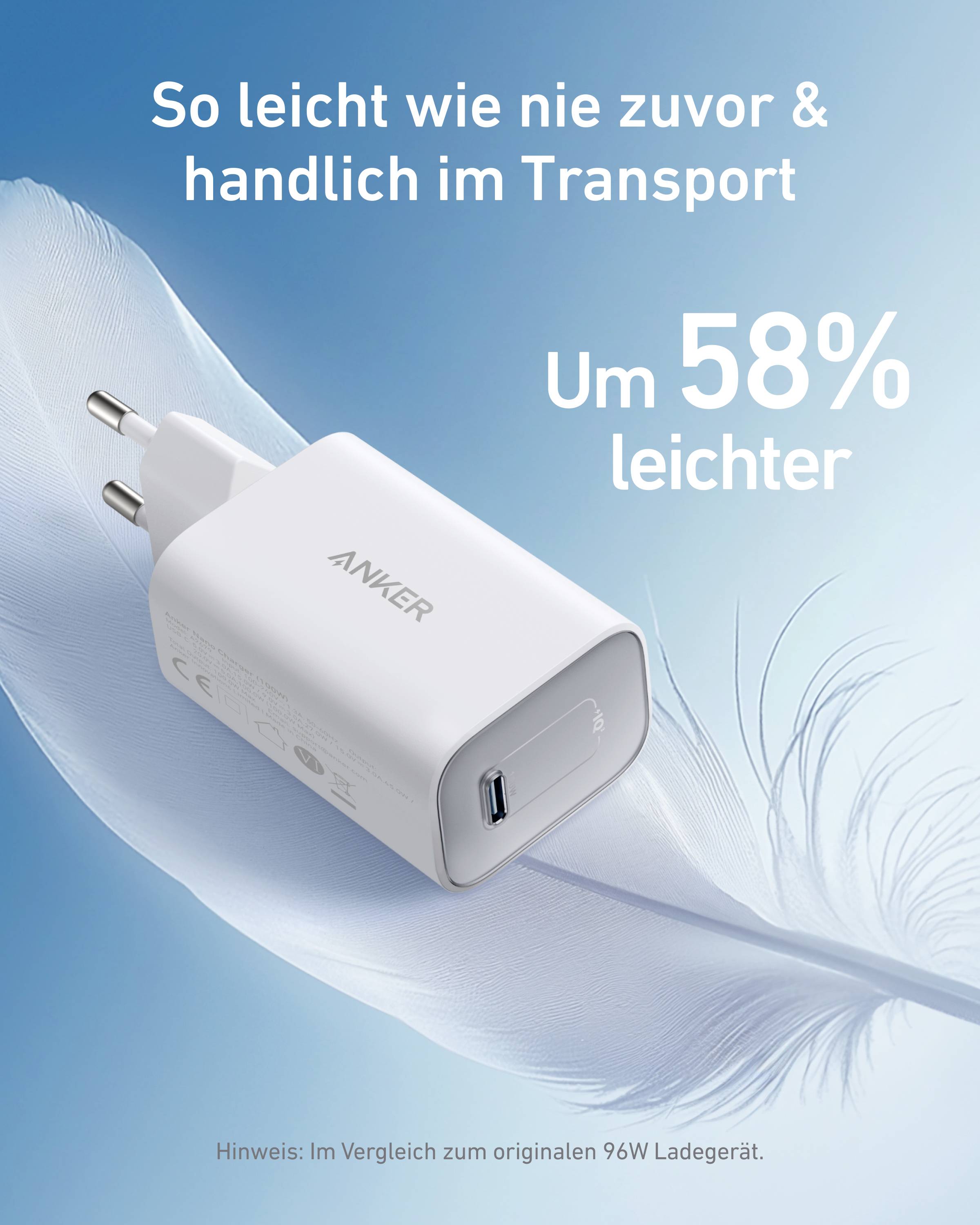 Anker A2679 Adaptateur de charge 100 W USB-C® Fast Charge noir intérieure