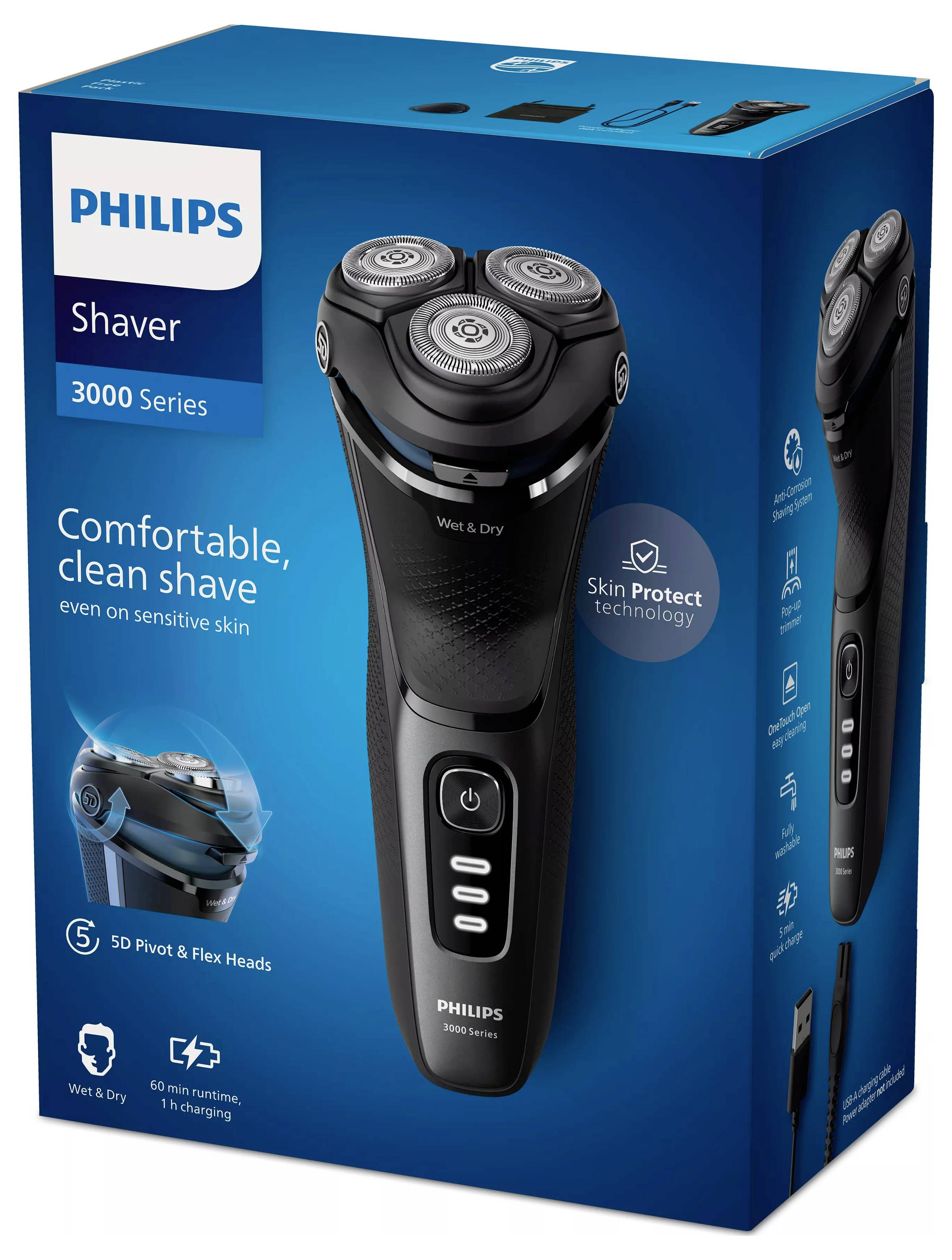 Philips S3244/12 Rasoir à tête rotative noir