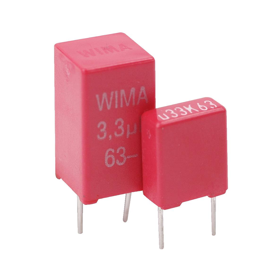 Wima Condensateur à film MKT sortie radiale 63 V/DC, 40 V/AC 10 % (L x l x H) 4.6 x 3.0 x 7.5 mm