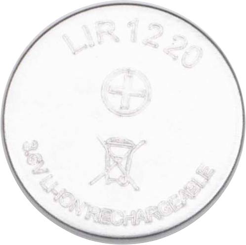 Akyga AKY1933 Pile bouton rechargeable LIR 1220 Li-Ion 9 mAh 3.7 V 1 pc(s)