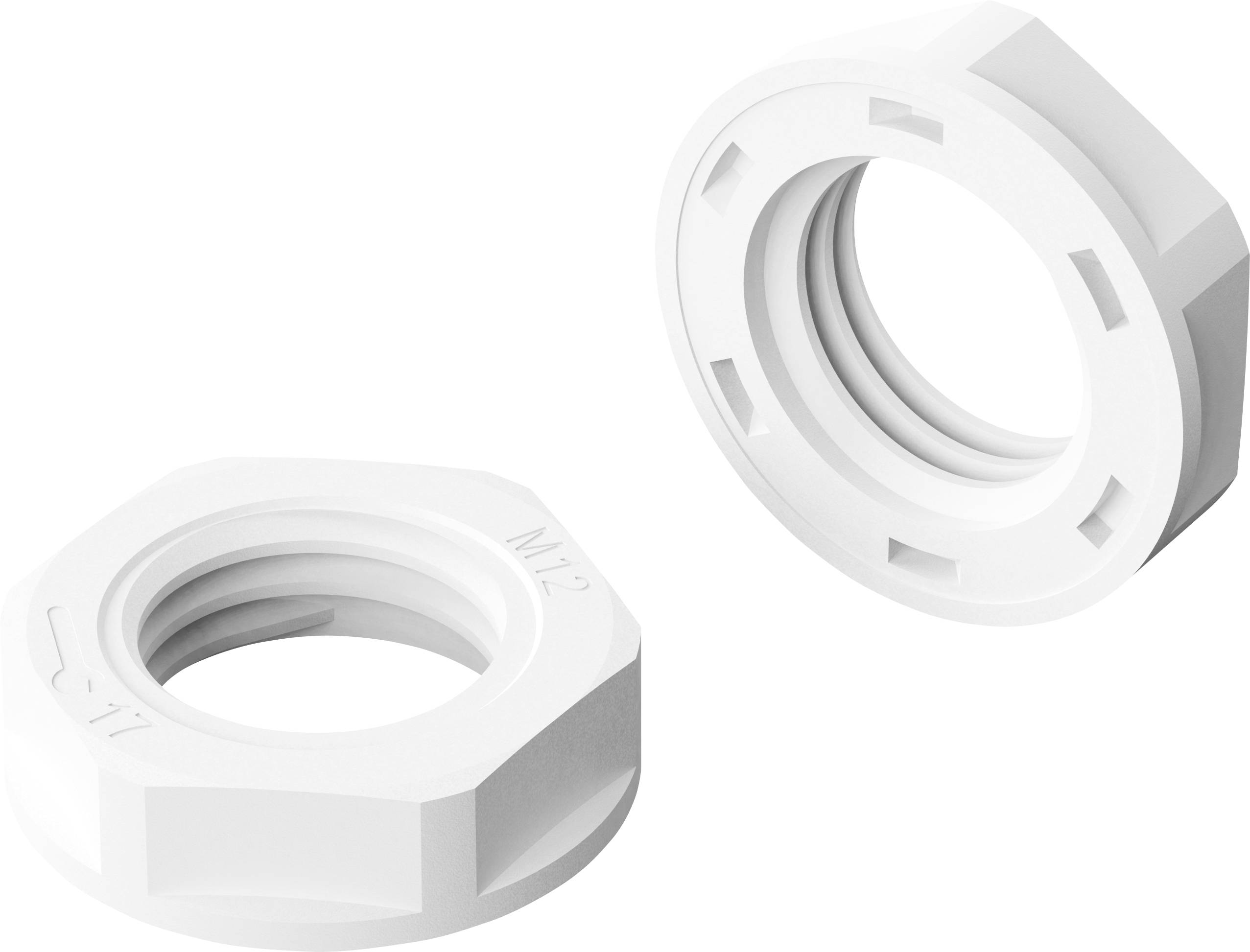 Bopla 52090311 Contre-écrou M12 x 1.5 Polyamide blanc
