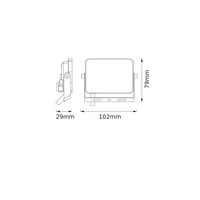 OSRAM HOMELIGHTING FLOODLIGHT LUX 10W 830 BLACK 4099854489365 Projecteur d'éclairage LED 10.00 W Couleur d'éclairage (ampoule OSRAM HOMELIGHTING FLOODLIGHT LUX 10W 830 BLACK 4099854489365 Projecteur d'éclairage LED 10.00 W Couleur d'éclairage (ampoule