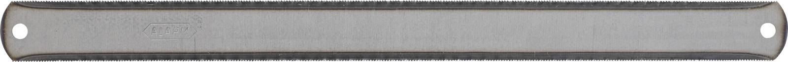Une râpe rectangulaire, plate et métallique, comportant des trous à chaque extrémité, utilisée pour poncer ou lisser des surfaces.
