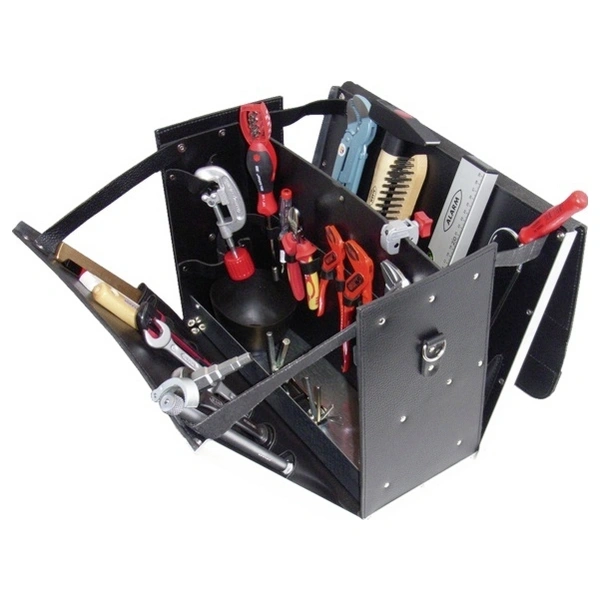 Sacoche à outils équipée Alarm Werkzeuge 56077080 (L x l x H) 470 x 210 x 380 mm Sacoche à outils équipée Alarm Werkzeuge 56077080 (L x l x H) 470 x 210 x 380 mm