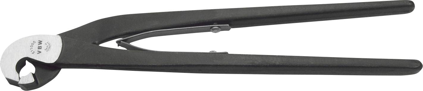Kabelschere mit schwarzen Griffen und Metallschneidelementen, verwendet zum Durchtrennen dicker Drähte oder Kabel.