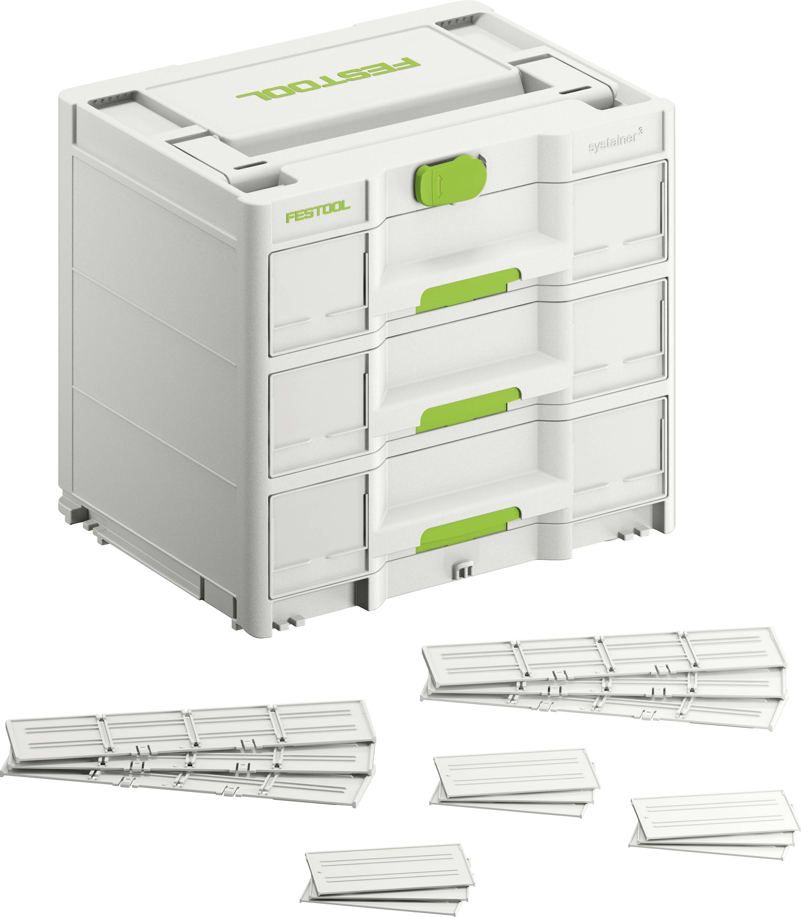 Caisse de transport Festool Systainer SYS3-SORT/3 M 337 577769 (L x l x H) 396 x 296 x 337 mm