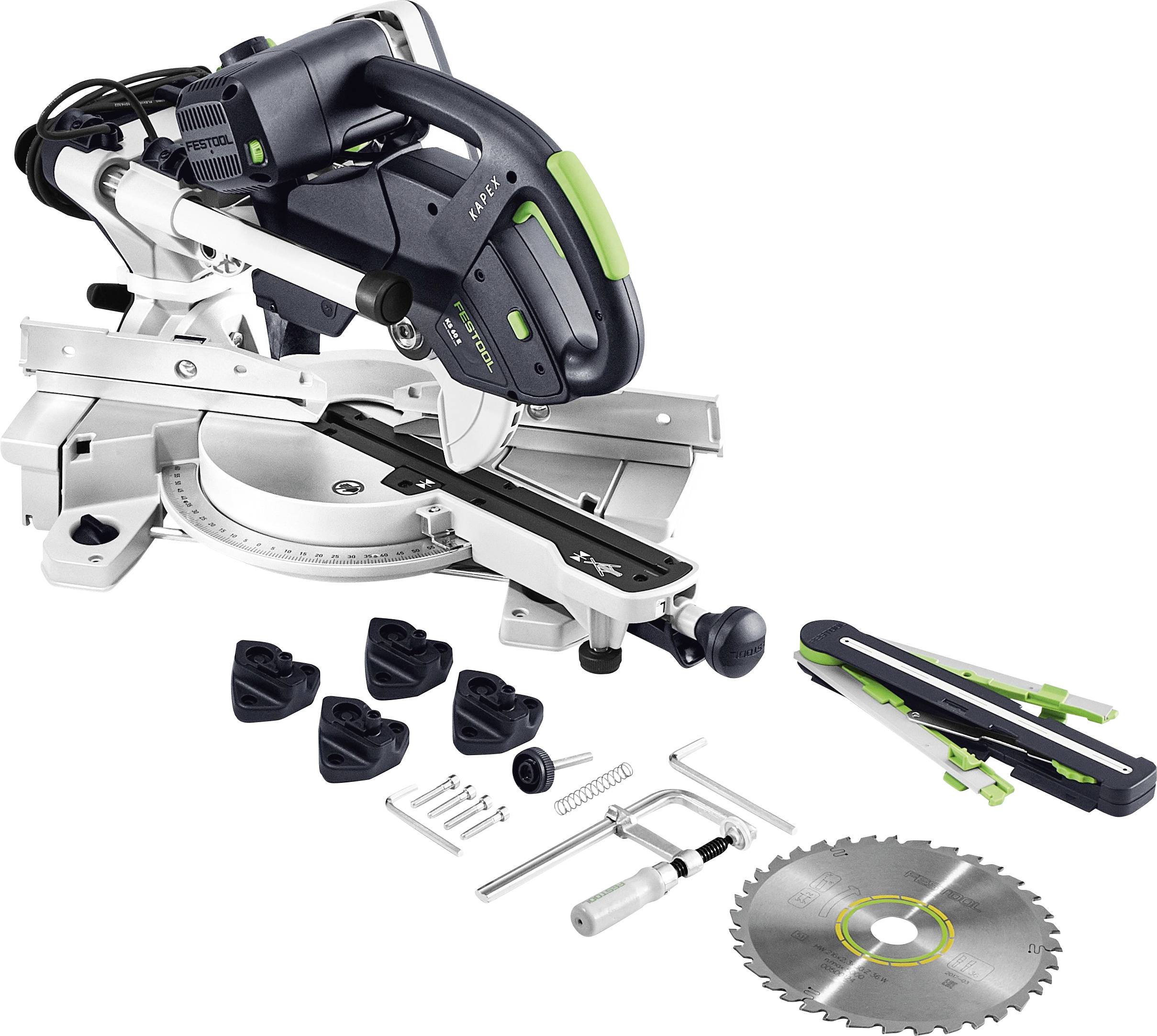 Festool KS 60 E-Set Scie à onglet radiale 216 mm 1200 W