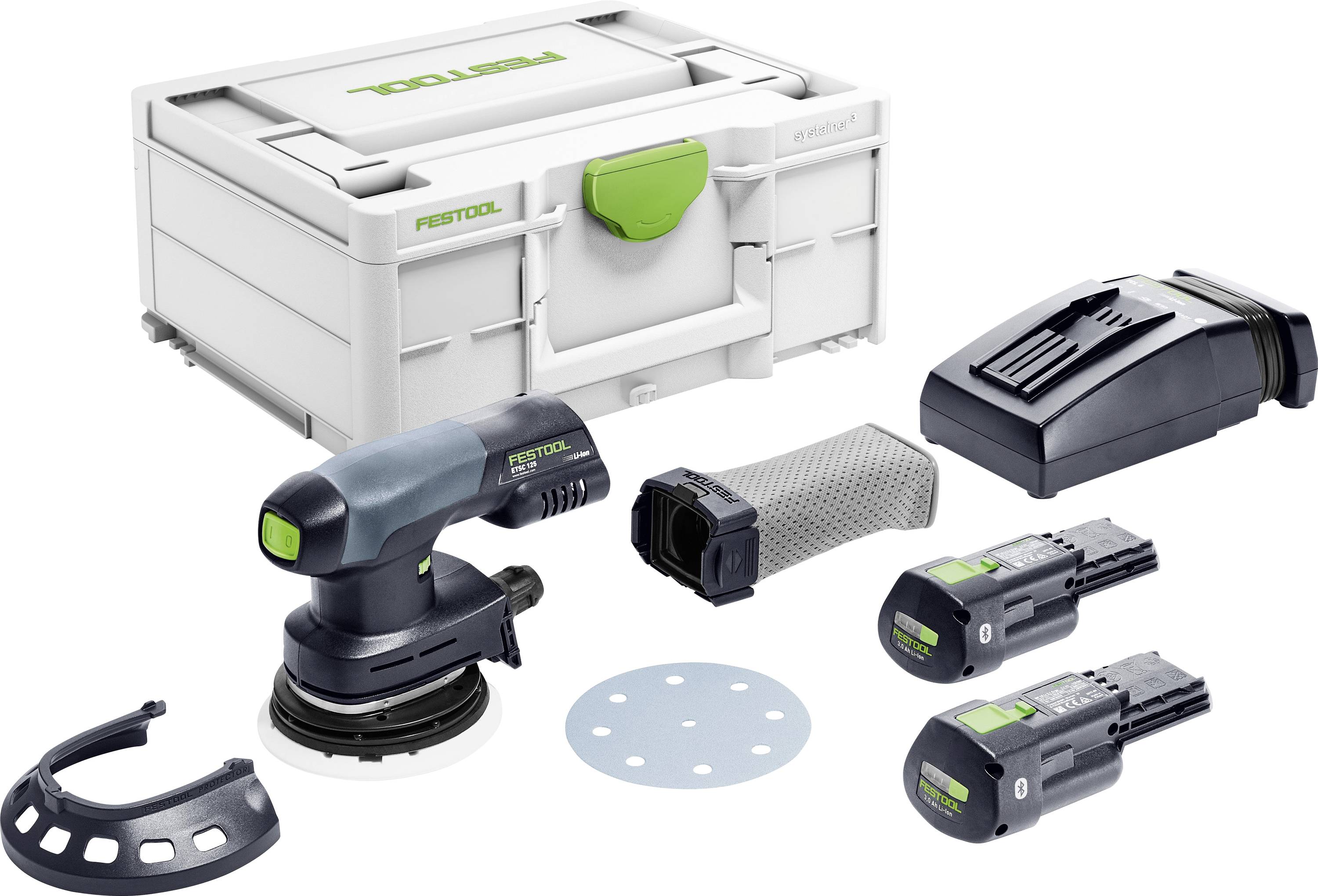 Festool ETSC 125 3,0 I-Plus 577694 Ponceuse excentrique sans fil 18 V Ø 125 mm