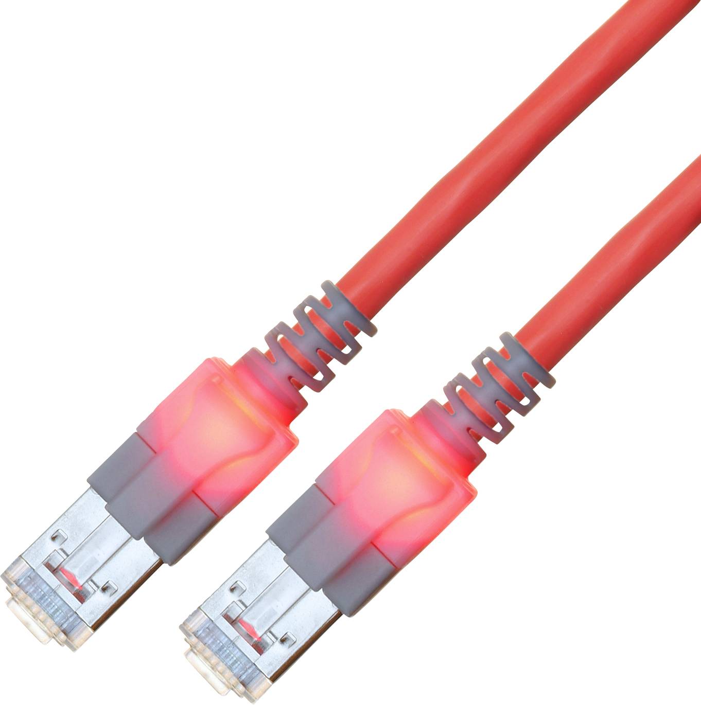 Easylan CS1ORCDCD0005 RJ45 Câble réseau, câble patch CAT 6 S/FTP 0.5 m rouge 1 pc(s)