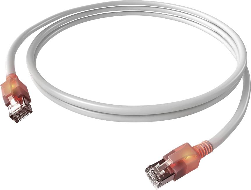 Easylan CS1OWADAD0070 RJ45 Câble réseau, câble patch CAT 6a S/FTP 7 m blanc 1 pc(s)