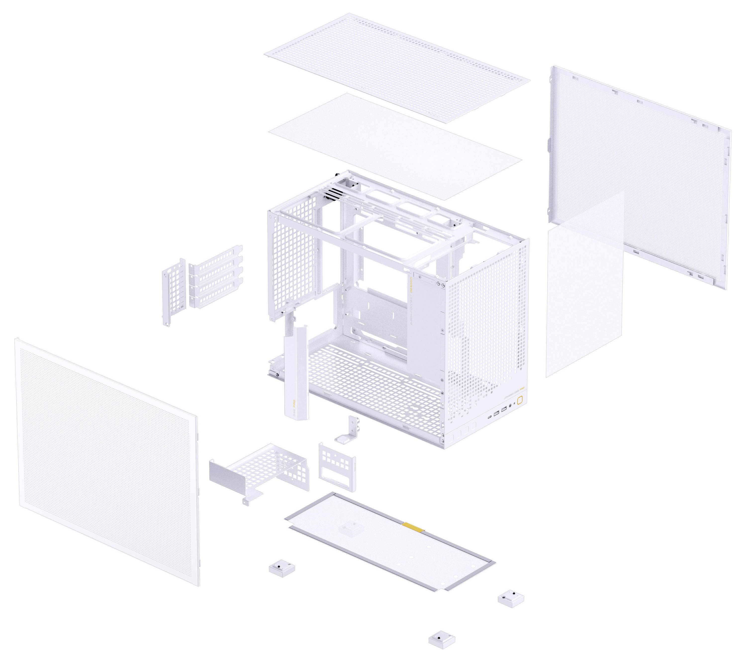 Jonsbo Boîtier, Boîtier gaming, Boîtier PC blanc