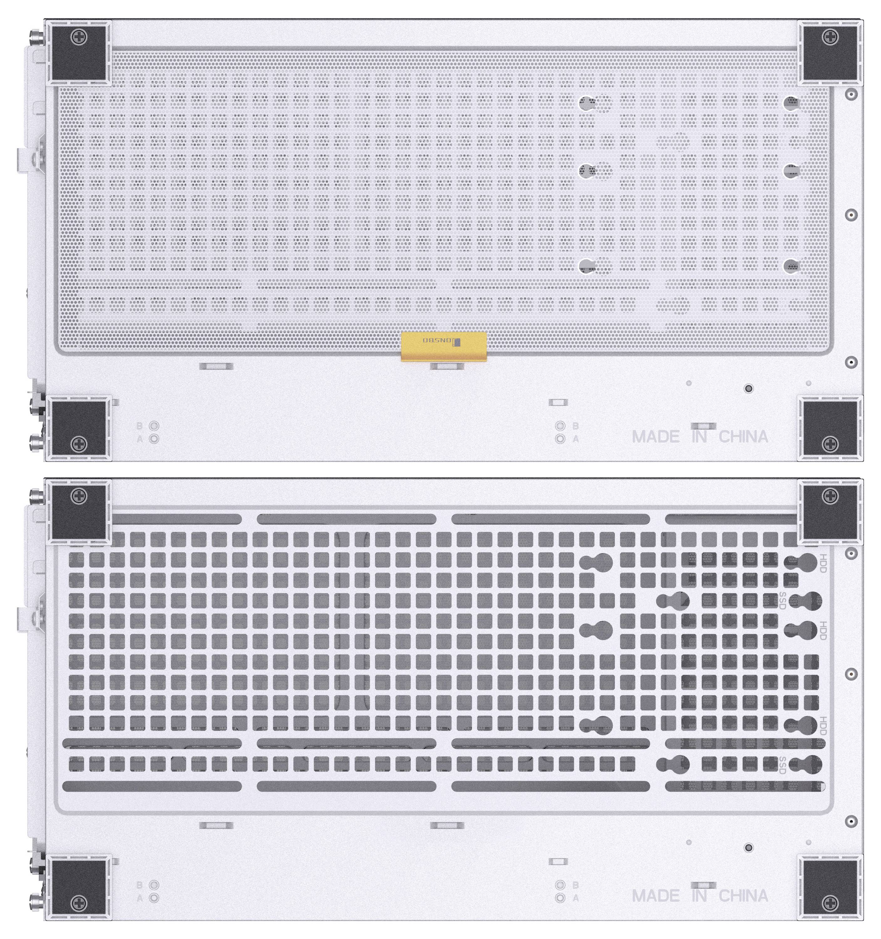Jonsbo Boîtier, Boîtier gaming, Boîtier PC blanc