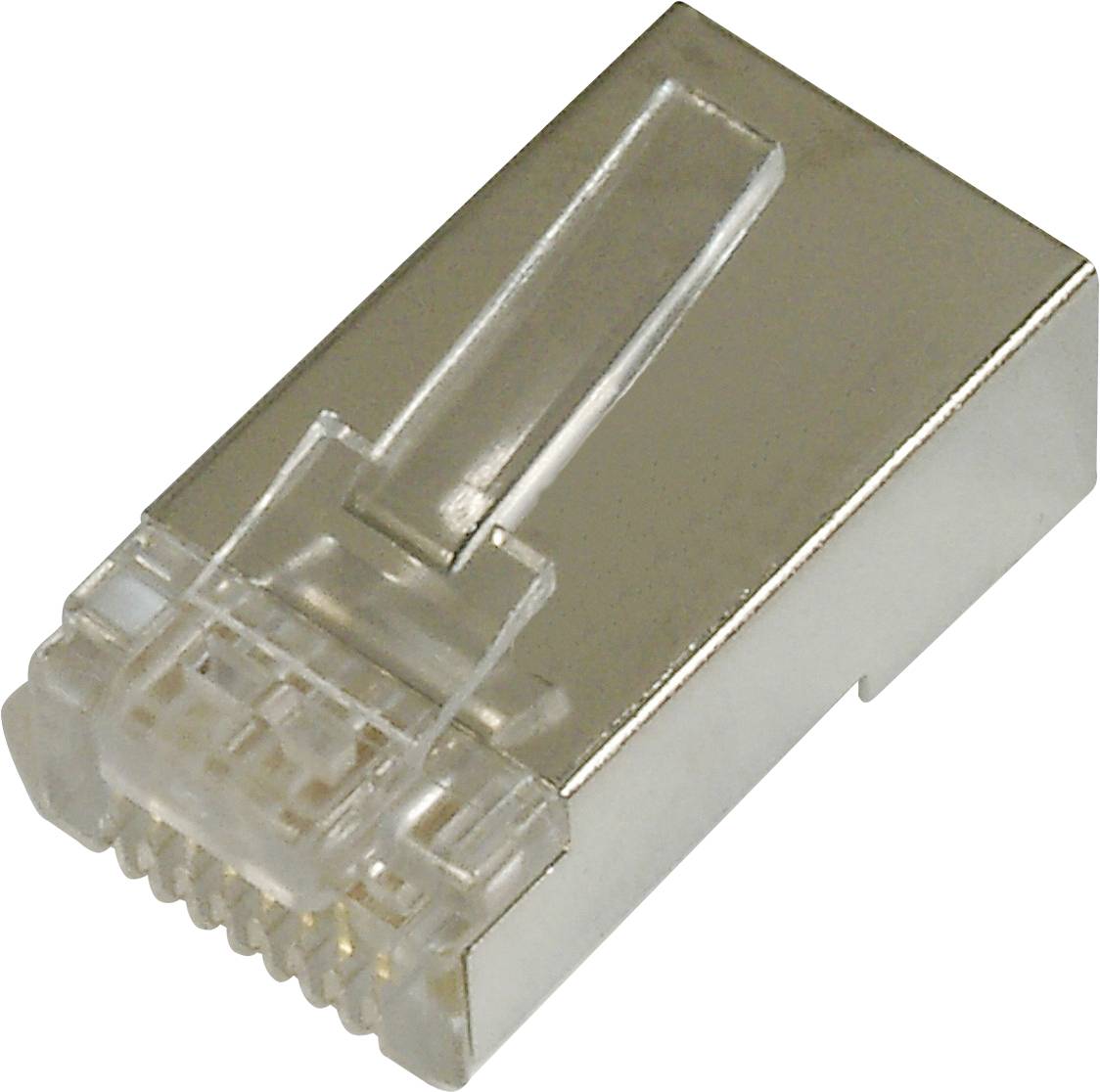 Digitus DN-MO-8-8-SRS Connecteur modulaire Digitus pour câble rond, blindé, 100 pièces DN-MO-8-8-SRS Fiche mâle RJ45 Nombre