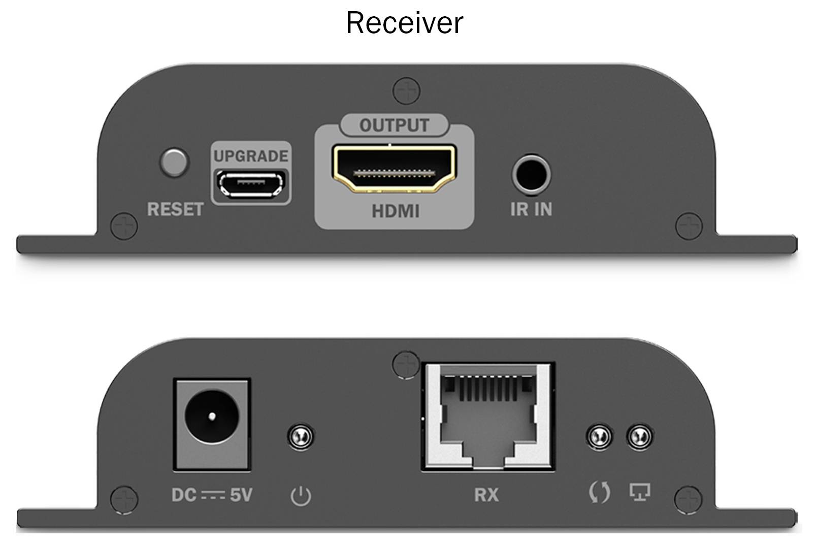 Digitus DS-55352 HDMI™, entrée HDMI®, USB, USB-A, USB 1.1, RJ45, Micro USB Récepteur HDMI câble réseau RJ45 200 m