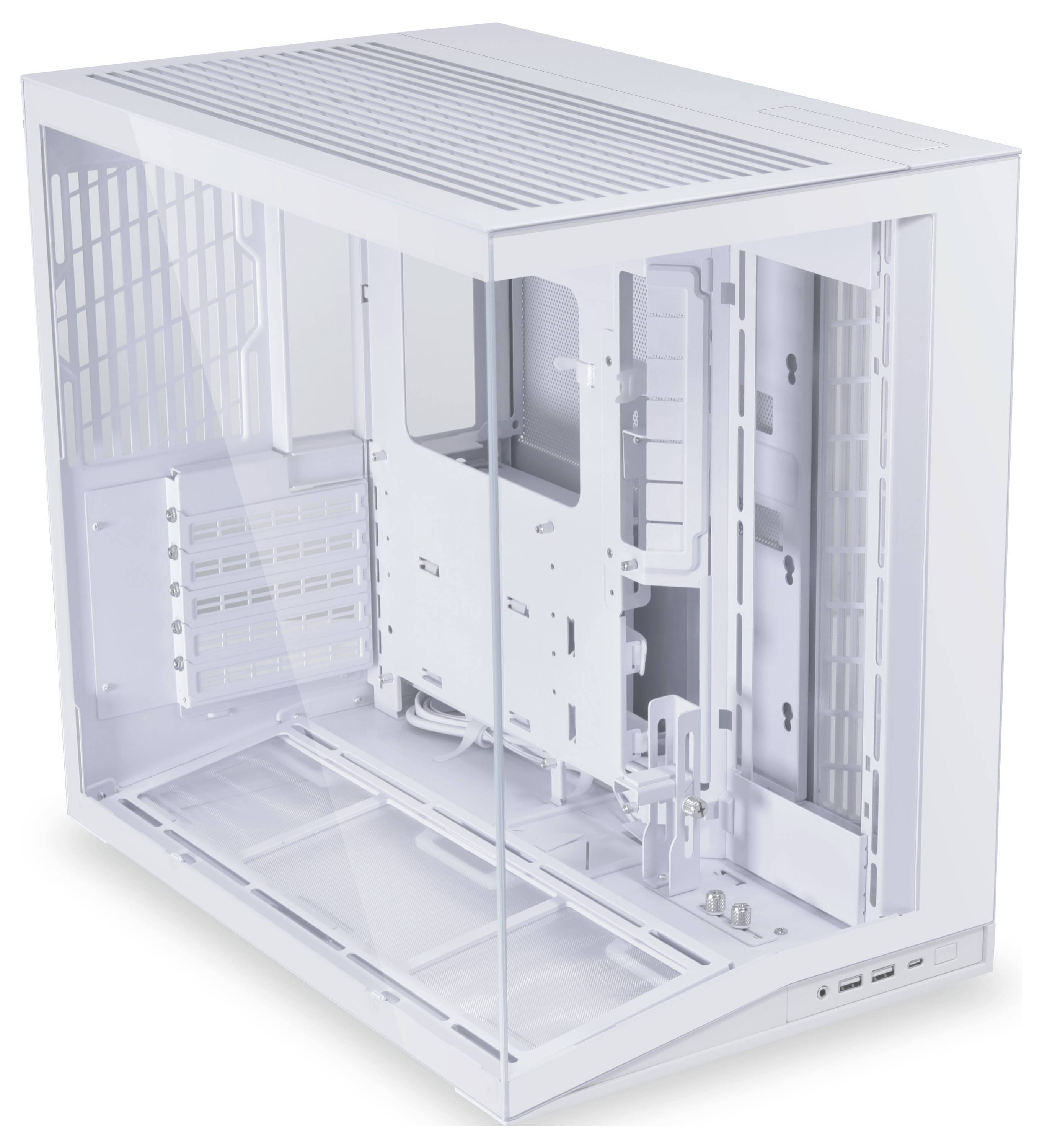 mini-tour Lian Li O11 Dynamic Mini V2 Boîtier, Boîtier gaming, Boîtier PC blanc