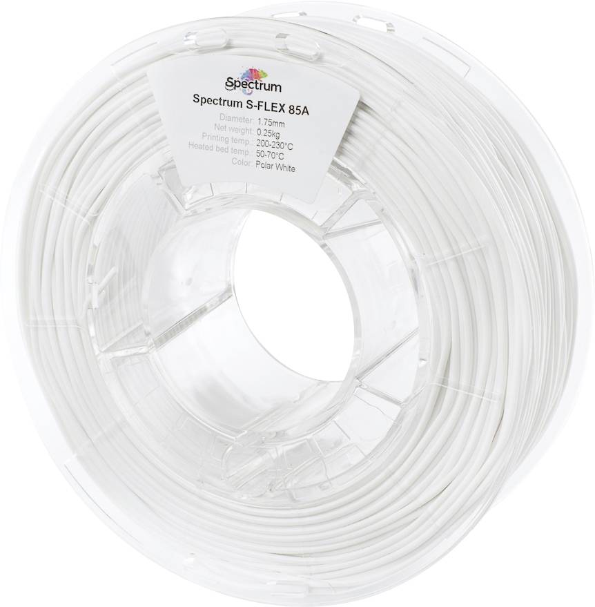 Spectrum Filaments 80571 S-Flex 85A Filament filament flexible flexible, résistant aux produits chimiques, résiste aux chocs