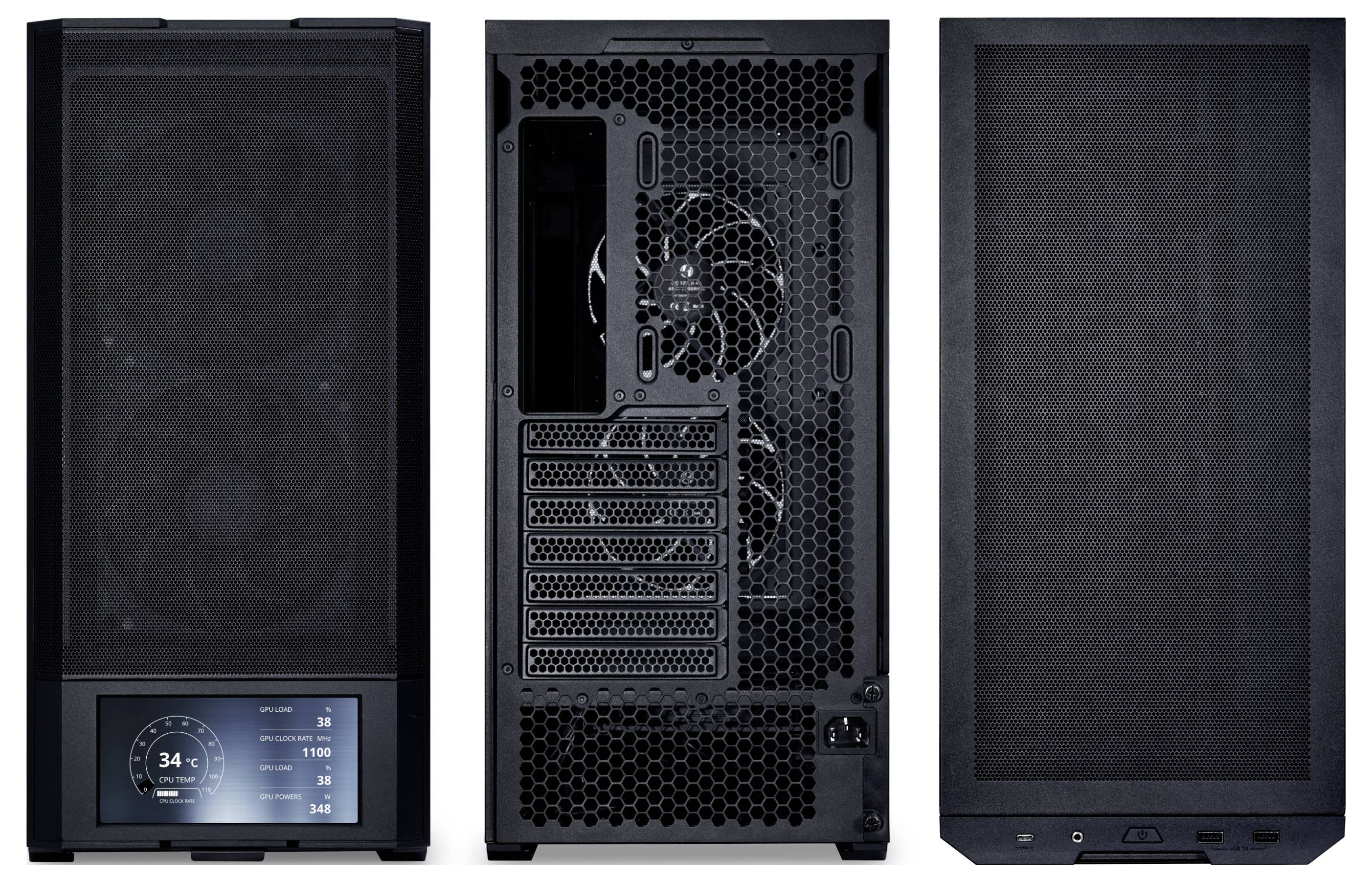 Tour midi Lian Li LANCOOL 207 Boîtier, Boîtier PC, Boîtier gaming noir