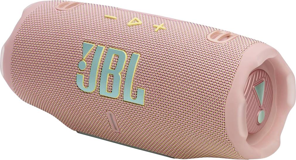 JBL Charge 6 Enceinte Bluetooth portable, étanche à la poussière, étanche à l'eau rose