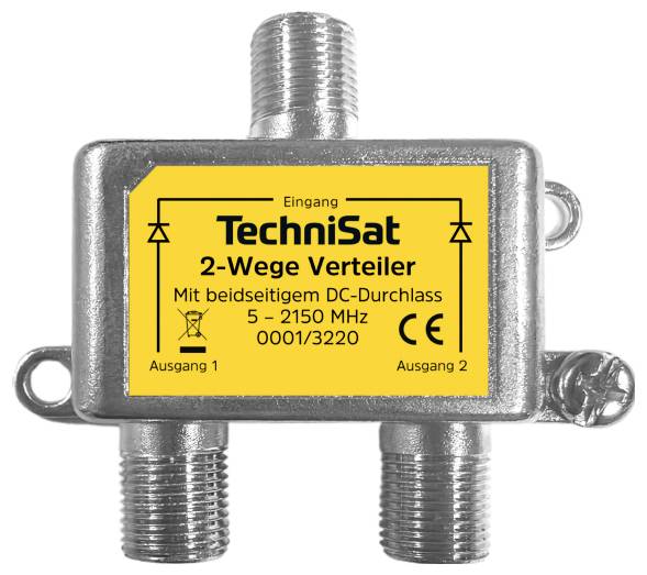TechniSat 2-Wege-Verteiler Répartiteur SAT 2 voies