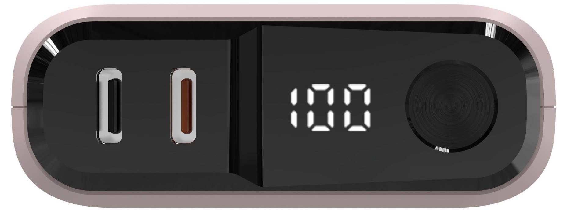 REALPOWER PB-10000 C Powerbank (batterie supplémentaire) 10.000 mAh Power Delivery rose