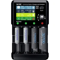 SKYRC MC5000 Chargeur de piles rondes Li-ion, Li-ion HV, LiFe, NiMH, NiCd, eneloop, NiZn, RAM, LTO, Na-ion LR03 (AAA), LR6 (AA) SKYRC MC5000 Chargeur de piles rondes Li-ion, Li-ion HV, LiFe, NiMH, NiCd, eneloop, NiZn, RAM, LTO, Na-ion LR03 (AAA), LR6 (AA)