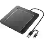 Xlyne Graveur DVD externe USB-A, USB-C®, USB 2.0 noir Xlyne Graveur DVD externe USB-A, USB-C®, USB 2.0 noir