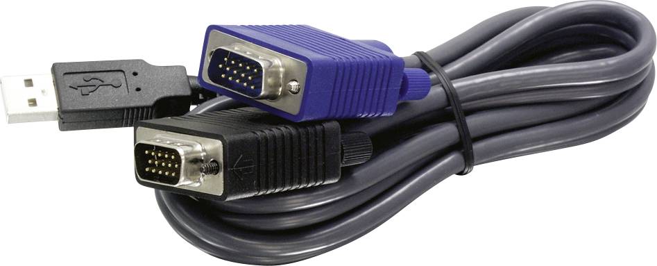 TrendNet KVM Adaptateur 3.1 m noir