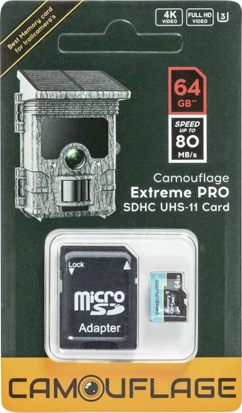 Camouflage Carte SD 64 GB
