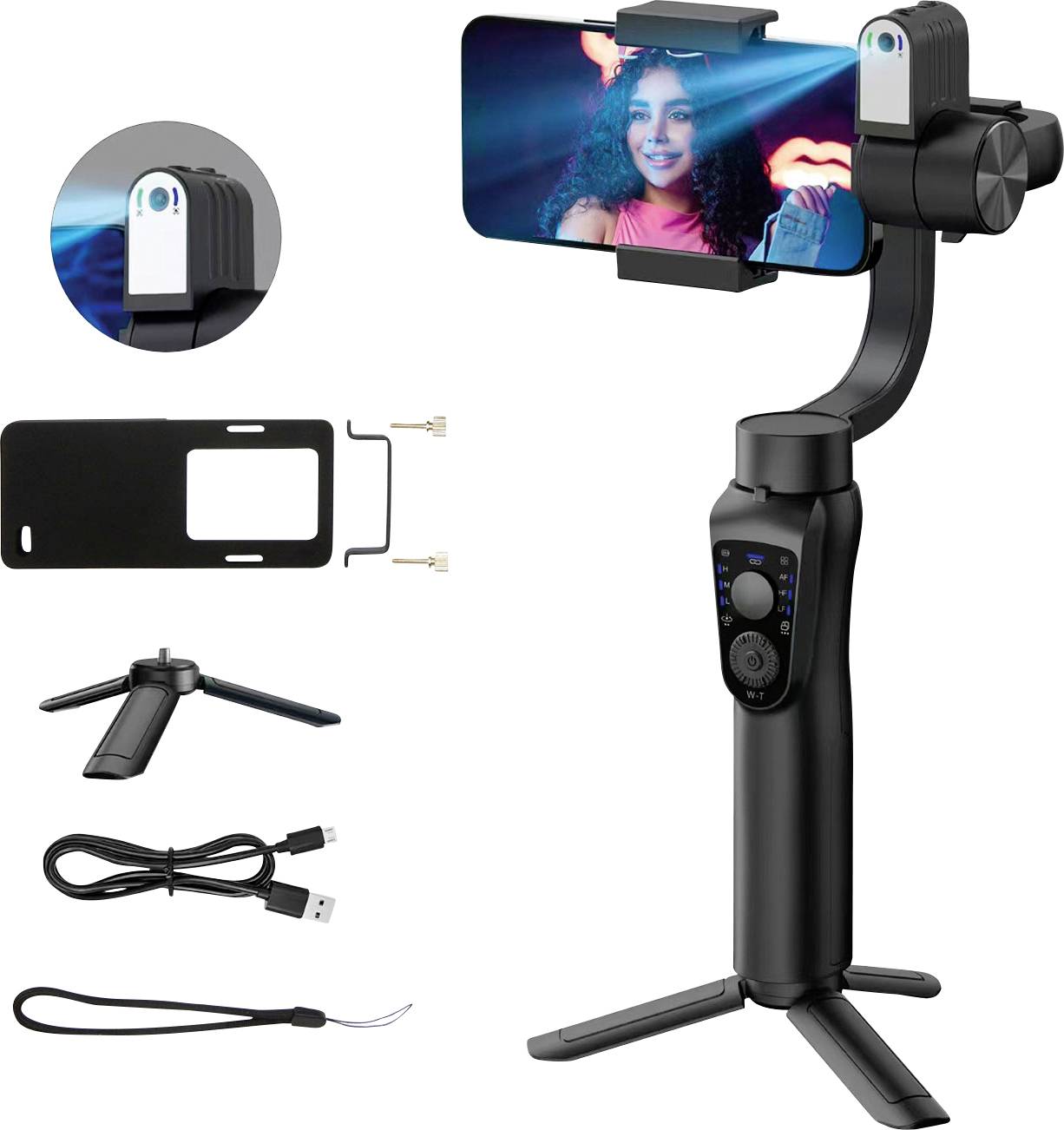 GoXtreme GX4 Trépied suspendu noir Poids max. admissible 280 g