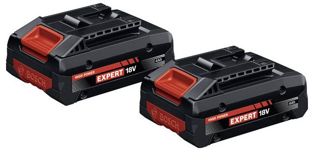 Bosch Professional 1600A03738 2x EXBA18V-40 Batterie pour outil 18 V 4.0 Ah
