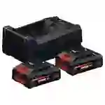 Bosch Professional 2x EXBA18V-40 + GAL 12V/18V-80 1600A0373J Batterie pour outil et chargeur 18 V 4 Ah Bosch Professional 2x EXBA18V-40 + GAL 12V/18V-80 1600A0373J Batterie pour outil et chargeur 18 V 4 Ah