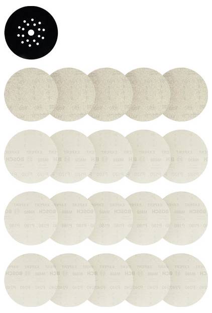 Bosch Accessories 2608902518 2608902518 Grille abrasive pour ponceuse excentrique (Ø) 225 mm 1 set