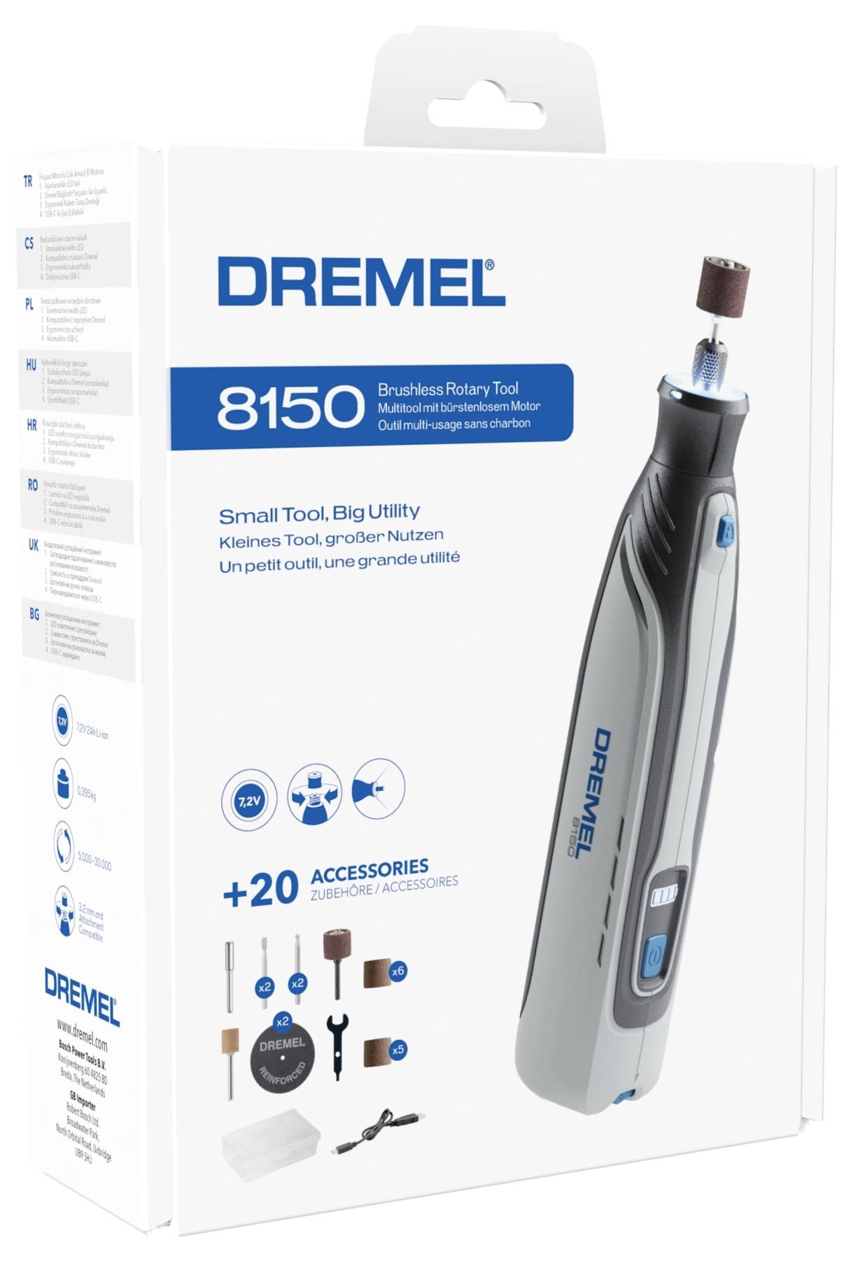 Dremel F0138150JA F0138150JA Outil multifonction sans fil 7.2 V