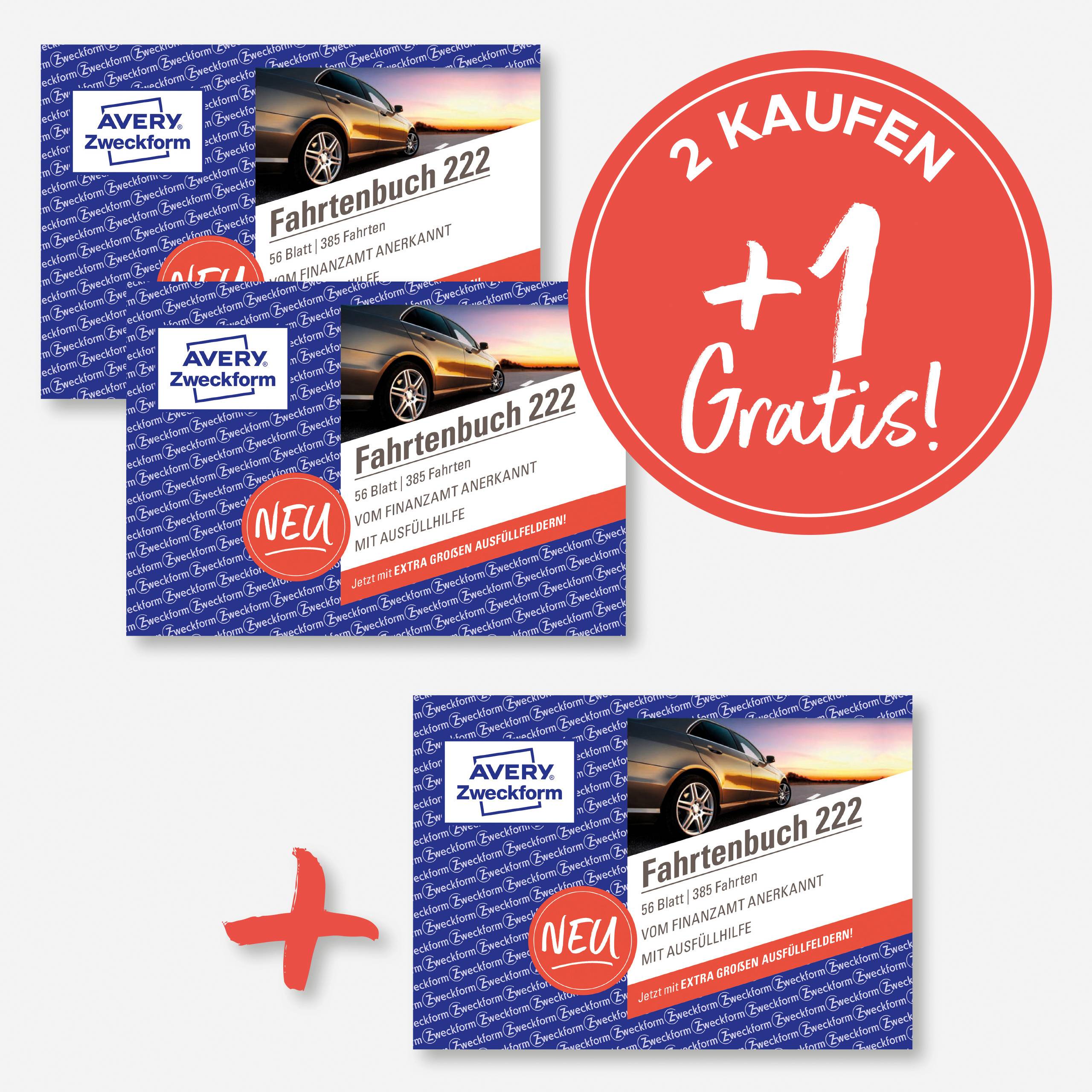 Avery-Zweckform 222-3P Carnet de route 3 pc(s)